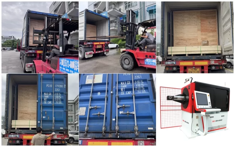 Packaging and container loading for wire bending machine.jpg
